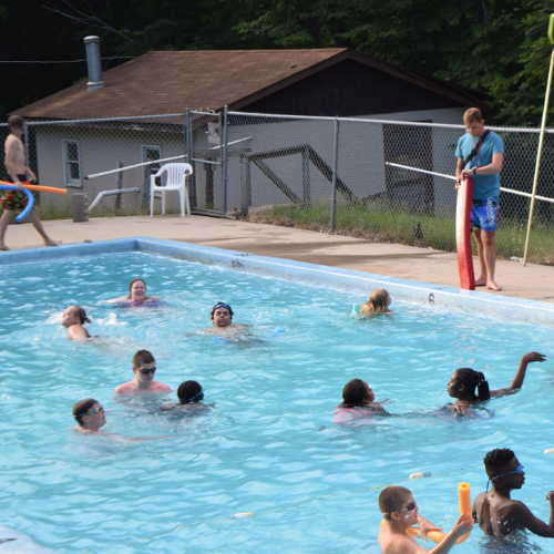 swimming